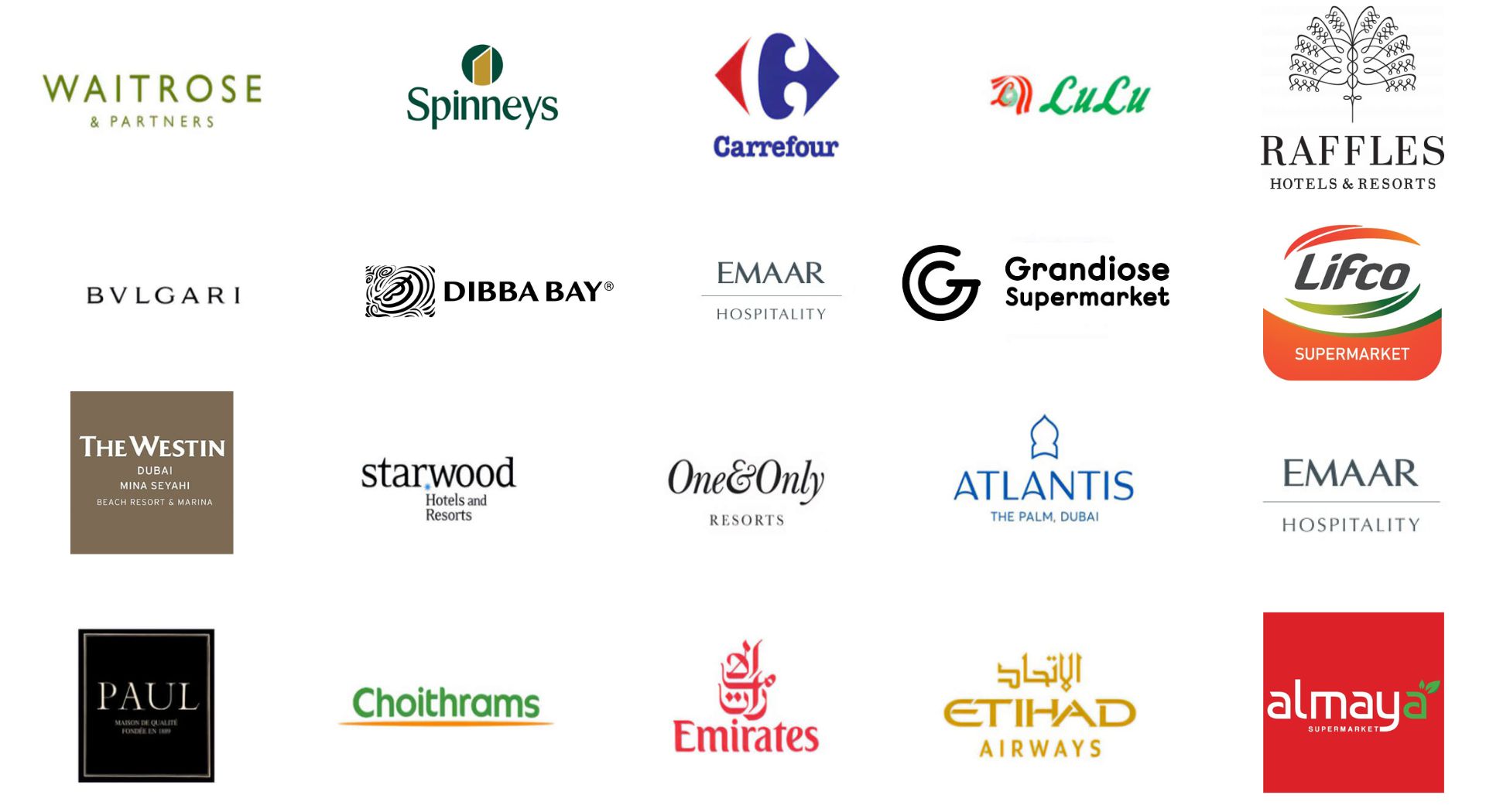 Clients of Bassili FNB Hospitality Group 